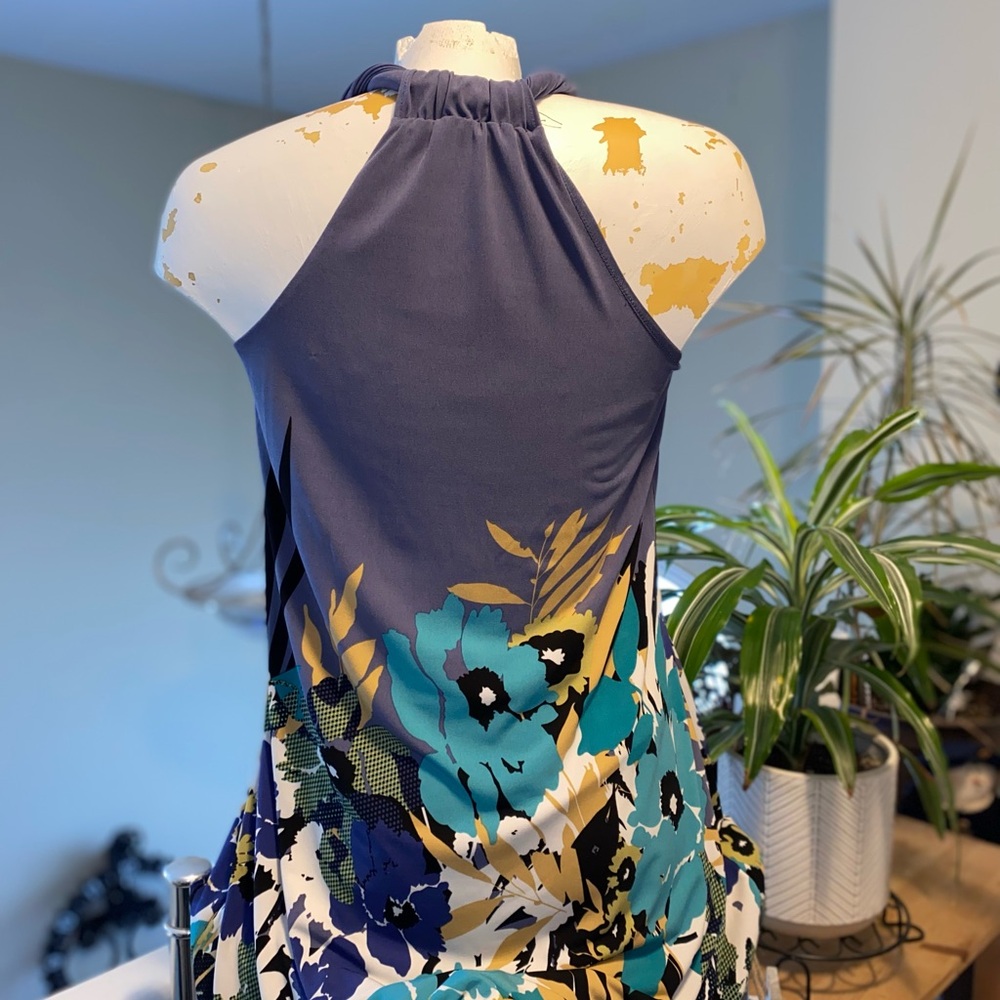 💙 Suzy Shier Floral Maxi Dress. Size M - Picture 3 of 9